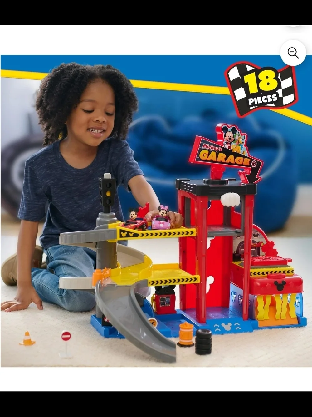 Disney Junior Mickey Mouse Ready to Race Garage Lights and Sounds - Picture 2 of 12